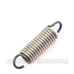 Пружина растяжения обычная петля 1.8x12x44x16 пружинная сталь EN 10270-1-SH STAMO