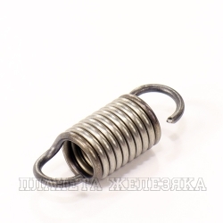 Пружина растяжения обычная петля 2x14x50x16 пружинная сталь EN 10270-1-SH STAMO