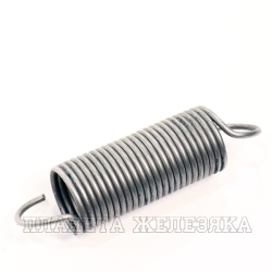 Пружина растяжения обычная петля 2x22x80.8x25 пружинная сталь EN 10270-1-SH STAMO