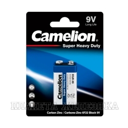 Батарейка 6LR61 CAMELION КРОНА 6F22 1шт