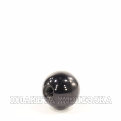 Ручка-шар М12х40 бакелит черная