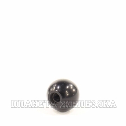 Ручка-шар М6х20 бакелит черная