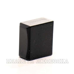 Колпачок кнопки 12.2х5.6х11.7/3.2х3.2мм прямоугольный пластик черный
