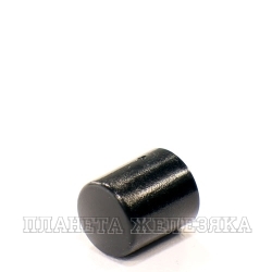 Колпачок кнопки 6.2х7.3/3.2х3.2мм круглый пластик черный