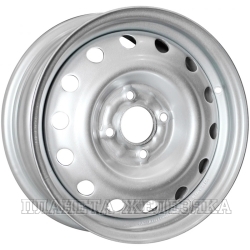 Диск колесный 14 штампованный TREBL 53A43C P Renault Logan Silver