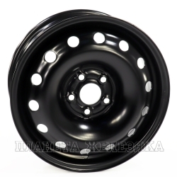 Диск колесный 15 штампованный TREBL X40932 VW Polo 2 Black