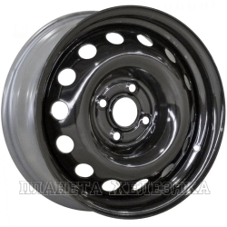 Диск колесный 15 штампованный TREBL 8114 P Hyundai/Kia Solaris/Kia Rio 3 Black