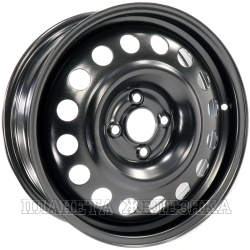 Диск колесный 16 штампованный TREBL X40033 P Renault Logan Black