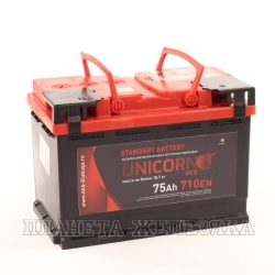 Аккумулятор UNICORN Red 75 а/ч пуск.ток 710A