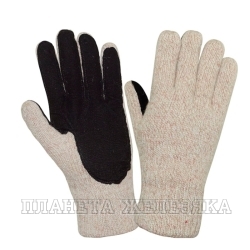 Перчатки зимние шерстяные с спилковым покрытием р.XL(11) Thinsulate Айсер СПЕЦПЕРЧАТКА