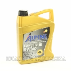 Масло моторное ALPINE Longlife III C3 4л син.