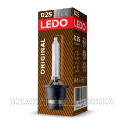 Лампа ксеноновая D2S 4500K 35W P32d-2 LEDO