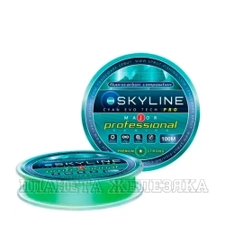 Леска SkyLine Fluorocarbon Major Pro 0,185мм 100м Cyan