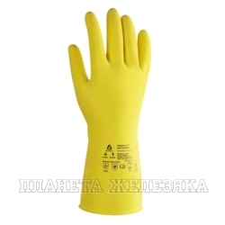 Перчатки латексные желтые р.8(M) Atom Universal JETA SAFETY