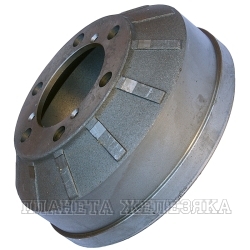 Барабан тормозной ПАЗ-3203,3204 задний (диск 19.5) (6 отверстий)