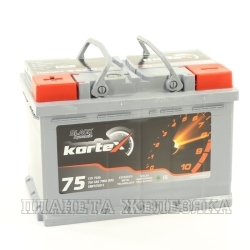 Аккумулятор KORTEX BLACK Dynamic 75 а/ч пуск.ток 700А