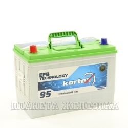 Аккумулятор KORTEX EFB ASIA D31 95 а/ч пуск.ток 850А
