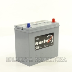 Аккумулятор KORTEX SILVER Dynamic ASIA В24 55 а/ч обр.полярность пуск.ток 450А