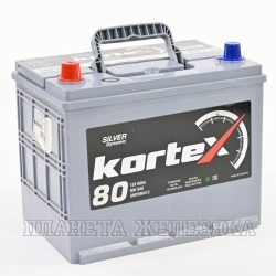 Аккумулятор KORTEX SILVER Dynamic ASIA D26 80 а/ч пуск.ток 750А