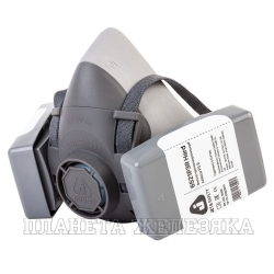 Фильтр для маски силиконовой 6500 в пластиковом корпусе класс P3 к-т 2шт JETA SAFETY