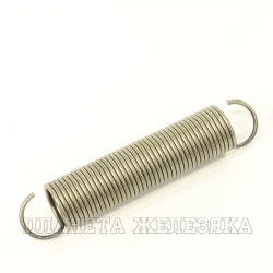 Пружина растяжения обычная петля 2.5x28x139x40 нержавеющая сталь STAMO