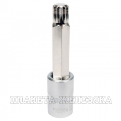 Головка-бита Spline M14 1/2" L=100 мм на подвесе YATO