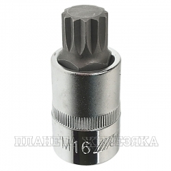 Головка-бита Spline M16 1/2" L=55 мм JTC