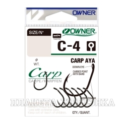 Крючок рыболовный Carp Aya BC №4 7шт