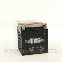 Аккумулятор для мотоциклов TCS 12V 30а/ч AGM YTX30L-BS cухоз.+электр