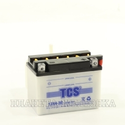 Аккумулятор для мотоциклов TCS 12V 4а/ч 12N4-3B обр.пол.cухоз.+электр
