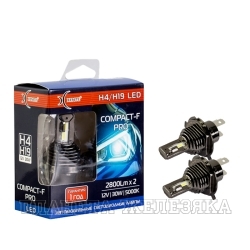 Автолампа 12V H4/H19 LED P43t XENITE к-т 2шт