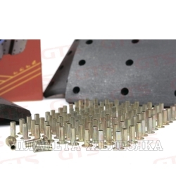 Накладка тормозной колодки VOLVO FH 410x200 стандарт 112 отв. 6.35x15.9 L10 GTS Spare Parts