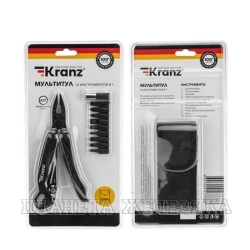 Мультитул 10в1 с чехлом, блистер KRANZ