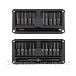 Отвертка с набором бит 30 пр. 1/8" для точных работ KRANZ