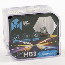 Автолампа 12V HB3 65W P20d MEGAPOWER БОКС (2шт.) Long Life