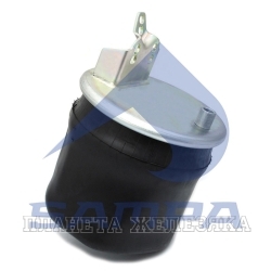 Пневморессора VOLVO (металлический стакан) (1 шп. M14,1 шп. M16/24х1.5мм) SAMPA