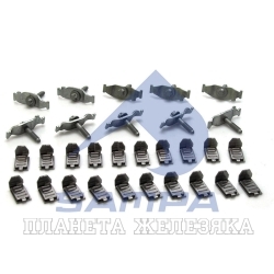 Фиксатор DAF CF65,CF75,CF85,XF95 тормозного диска (20прижимов+10болтов) (комплект на диск) SAMPA