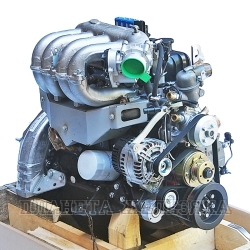 Двигатель УМЗ-421647 (под ГБО) ГАЗ-3302 Бизнес ЕВРО-4 под ГУР, без компрессора (ПОД ЗАКАЗ)