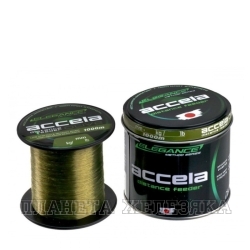 Леска Accela Distance Feeder Olive 0,32мм 1000м