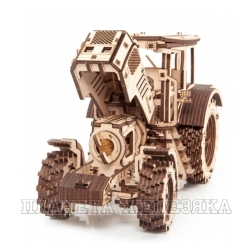 Модель сборная деревянная EWA 3D Трактор БЕЛАРУС 2022