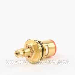 Кран-букса 1/2" керамическая шток 7.5х15мм 15 шлицов 180° MASTERPROF