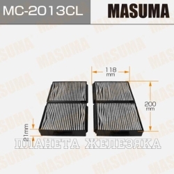 Фильтр салонный MAZDA 323,626,Premacy угольный MASUMA
