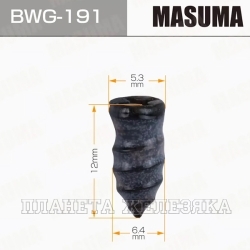 Саморез для ремонта бескамерных шин 10шт MASUMA