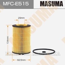 Фильтр масляный (элемент) AUDI A3,SEAT,SKODA Octavia3,VW Golf7 (для ДИЗЕЛЬ) MASUMA