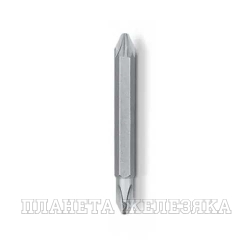 Бита двусторонняя PH2/PZ2 L=60мм 1/4" WITTE