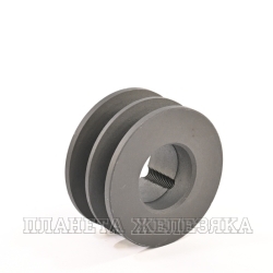 Шкив клиновой под втулку тапербуш 1008 SPA63-02 TB (PHP 2SPA63TB) ISKRA