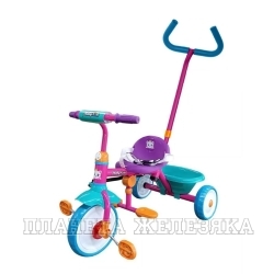 Велосипед трехколесный Moby Kids 3в1 Принцесса розовый