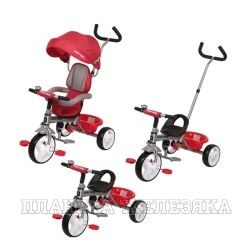 Велосипед трехколесный Moby Kids 3в1 Blitz красный
