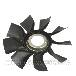 Вентилятор КАМАЗ-ЕВРО 640мм с выгнутым диском дв.CUMMINS ISBe185-300 ТЕХНОТРОН