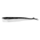 Виброхвост Chebak 3,15"/8 см Black & White 7шт. (HS-3-023) Helios